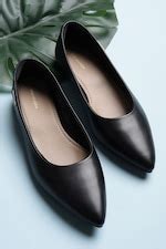 Buy Women Black Ballerinas Online - 40052898 | Van Heusen