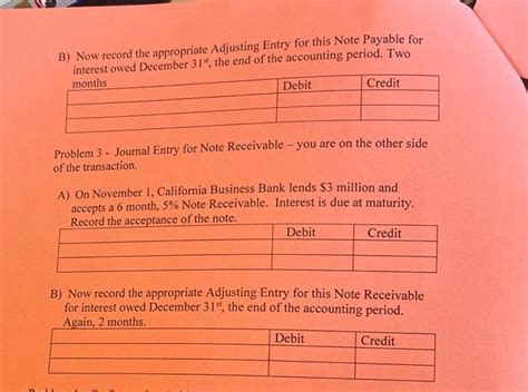 Image result for Note Payable Journal Entry