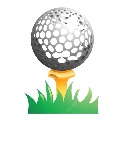 Flying Golf Ball Clip Art
