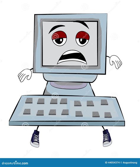Cartoon Clip Art Overburdened Computer Virtualization 的图像结果