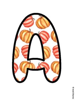 Fall, Pumpkin Bulletin Board Letters, Fall Hallway Display school ...