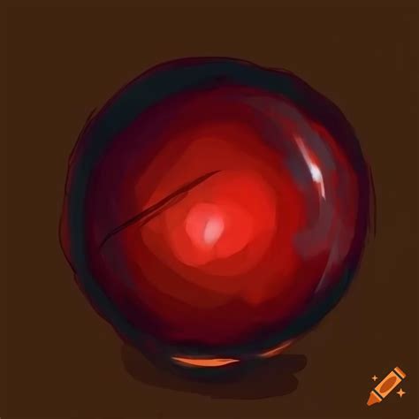 Dnd art of a red orb
