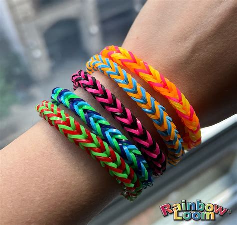 Rainbow Loom Rainbow Bracelet