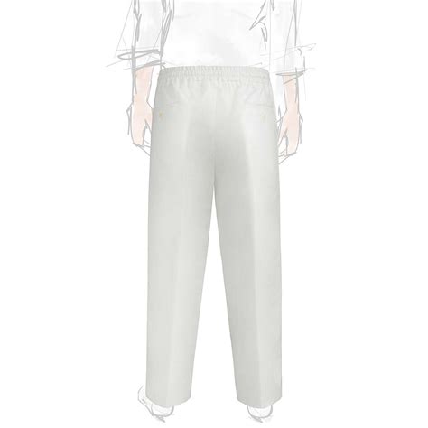 Mariano Rubinacci - Pantalone leisure in lino bianco