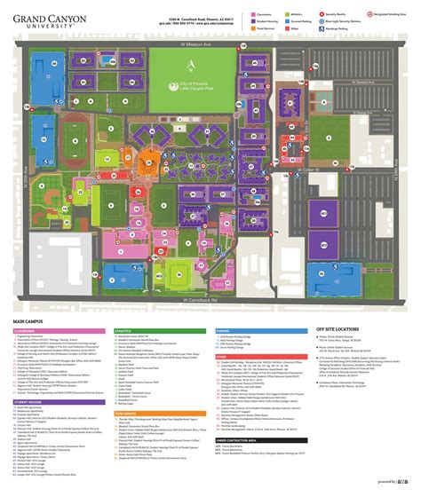 GCU Interactive Campus Map :: Behance