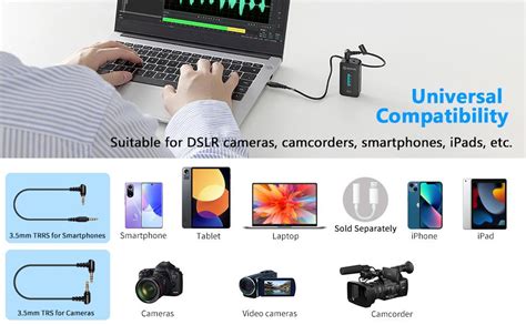 Boya BY-XM6-K2 2.4GHz Dual Wireless Lavalier Microphone System for ...