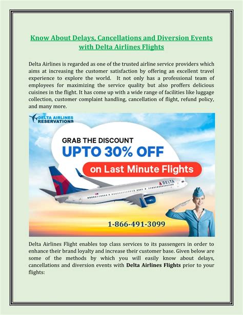 PPT - Know About Delays, Cancellations and Diversion Events with Delta ...
