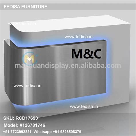 Counter Desks Bar Reception Desk Reception Desk With Led Light ...
