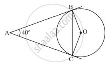 In the given figure, O is the centre of the circle. PQ is a tangent to ...