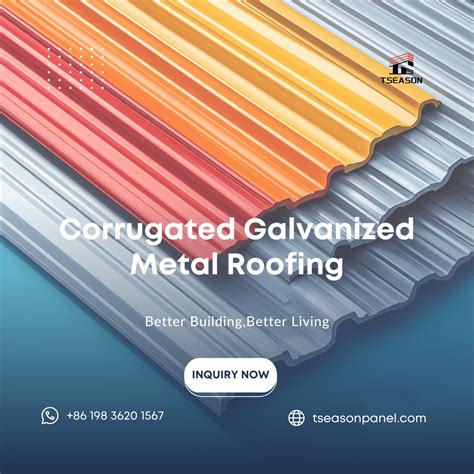 Galvanized Corrugated Sheet Metal Oxidation Gi Corrugated Galvanized