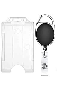 NSSP I.D. Red Card Holder Badge Yo Yo Clip + Transparent Card Holder ...