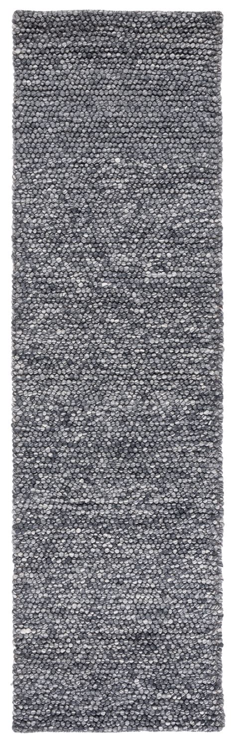 SAFAVIEH Natura Feride Geometric Runner Rug, Dark Grey, 2'3" x 6 ...