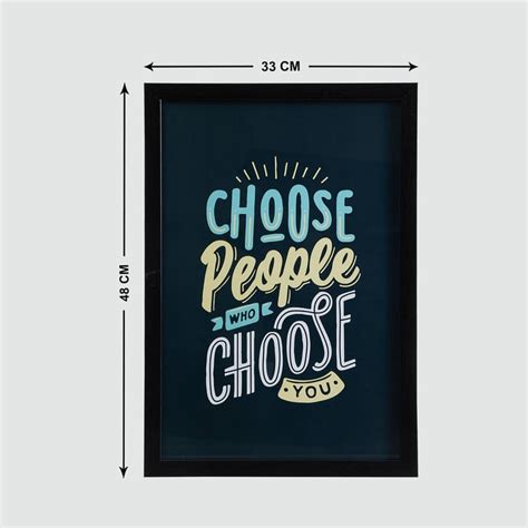 Buy Spectrum Wooden Inspirational Quote Picture Frame - 48x33cm from ...