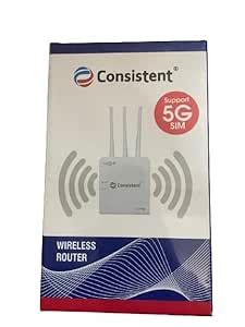 Consistent Plug and Play 4G Sim Router, Support All Sim Cards, 1 LAN ...