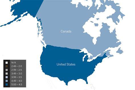 Usa Canada Map With States