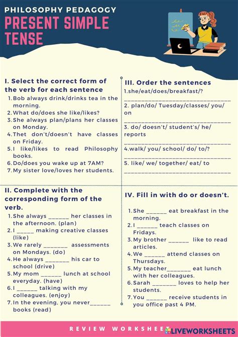 Image result for Live Worksheets Present Simple