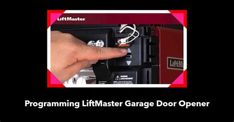 Program Access Master Garage Door Opener 的图像结果