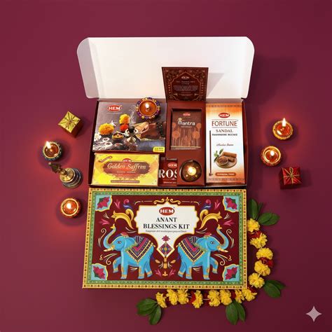 Hem Anant Blessing Kit Gift Box – HEM Fragrances