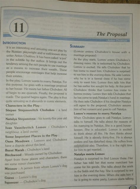 The proposal summary in short of class 10 English - Brainly.in