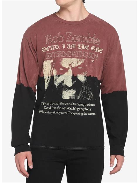 Rob Zombie Dragula Lyrics Dip-Dye Long-Sleeve T-Shirt | Hot Topic