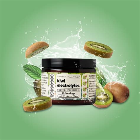 Snapklik.com : Santa Cruz Paleo Electrolyte Powder, Kiwi Flavor, Sugar ...