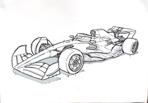 Image result for F1 Driver Drawing