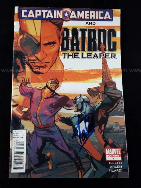 Stan Lee Signed Captain America and Badroc Comic Book | AllSurplus
