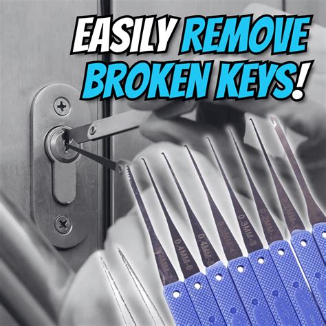 👍12 pc Broken Key Extractor and Removal Tool Set - Fix jammed locks an ...