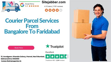 Parcel and Courier Services From Bangalore to Faridabad - TheTransporter