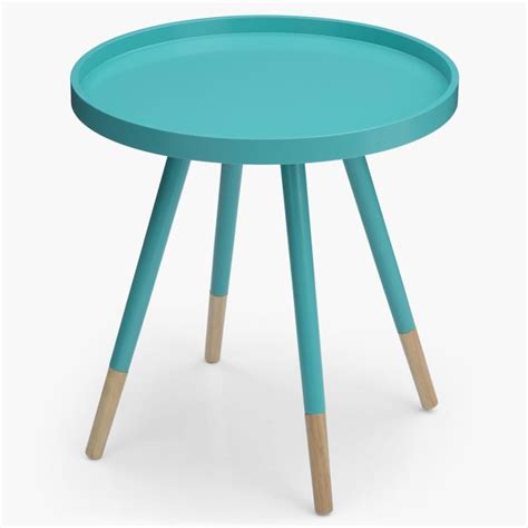Buy Solo Round Side Table - Blue from Home Centre at just INR 6600.0