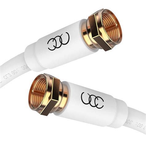 Amazon.com: Ultra Clarity Cables Coaxial Cable 3ft - Triple Shielded ...