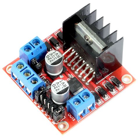 Motor Driver Module with L298N for 2 DC Motors Gold | Ubuy India