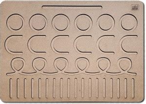 Minileaves Montessori Wooden Patterns and Shapes Tracing Boards ...