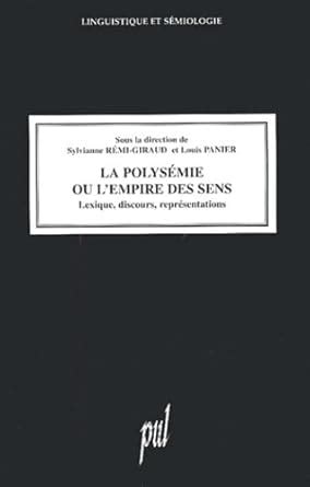 Amazon.in: Buy La polysemie ou l'empire des sens. lexique, discours ...