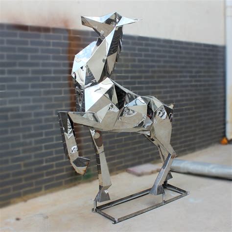 玻璃钢几何大象雕塑抽象动物景观摆件_玻璃钢雕塑 - 欧迪雅凡家具