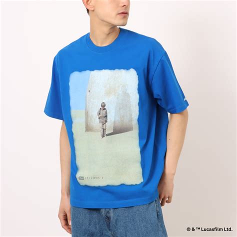 atmos 【STAR WARS】 Anakin Skywalker / T-shirt BLUE（アトモス スター ウォーズ アナキン ...