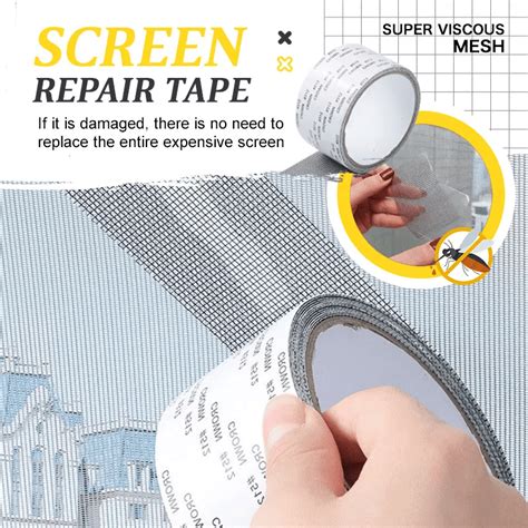 Window Net Screen Repair Roll- Fix broken Mesh Windows – Uniqly
