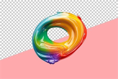 Rainbow paint stroke isolated object transparent background | Premium ...