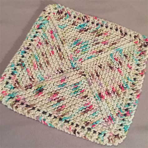 Colorful knitted dishcloths free patterns – Artofit