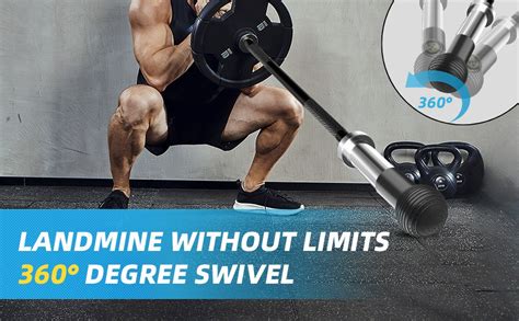 UTC Landmine Attachment for Barbell, Turn Any Surface into a Barbell ...