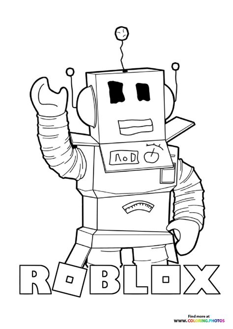 Roblox coloring pages | Free printable sheets for kids from Roblox game