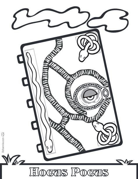 Hocus Pocus Coloring Page