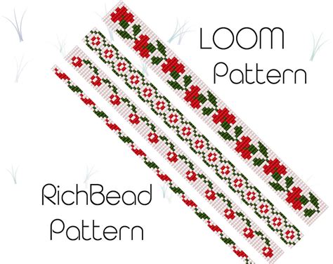 Image result for Simple Bead Loom Flower Patterns