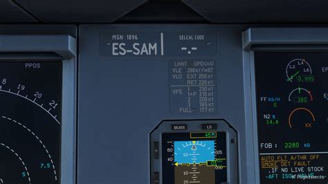 Fenix v2 A320 Smartlynx Estonia ES-SAM のために Microsoft Flight Simulator ...