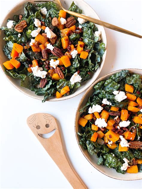Fall Kale Salad with Honey Dijon Vinaigrette – Pat Cooks