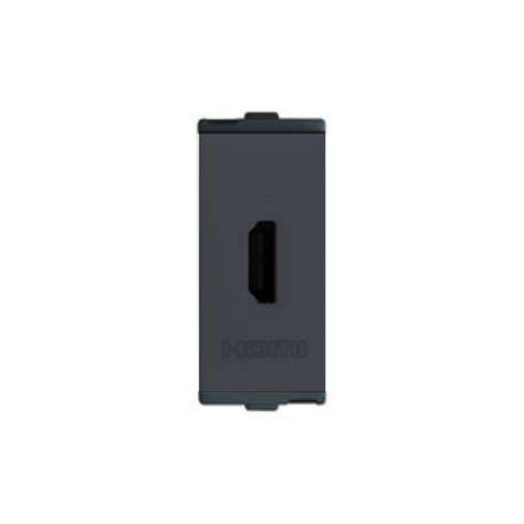 Larsen & Toubro Englaze Data Sockets HDMI Connector 1M Mountain Grey ...