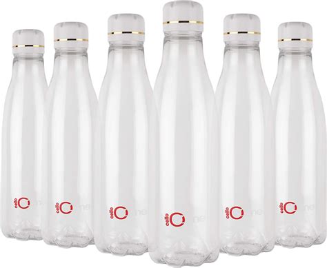 Buy Attro SKY Miami Unbreakable PET 1000ml Water Bottle, Set of 4,Clear ...