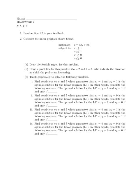 Image result for Tutorial Linear Programming Assignment Problem