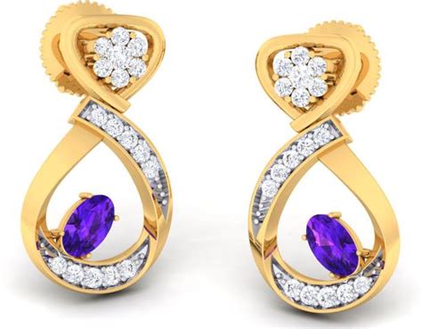 Gold Earrings - Best Fancy Latest Gold Earring Designs/Gold Ear Tops ...