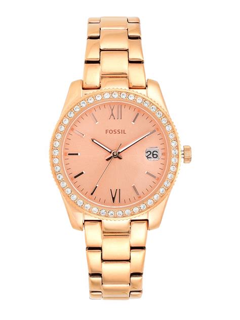Buy Fossil ES4318 Scarlette Rose Gold Watch For Women Online